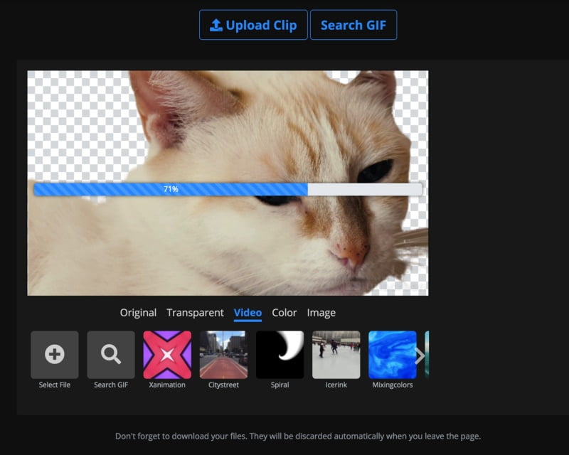 【Unscreen】 在线抠出视频背景的工具，简单操作一键搞定！